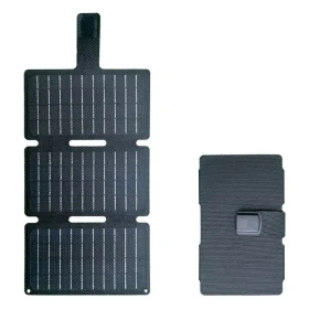12W Portable Solar Panel Charger, Foldable Waterproof Pack for Outdoor Use